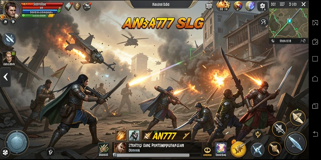 Screenshot gameplay AN777 menunjukkan aksi strategi yang mendebarkan.
