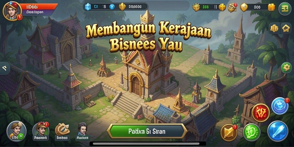 Screenshot utama ID66 menampilkan gameplay Tycoon yang seru dan dinamis.