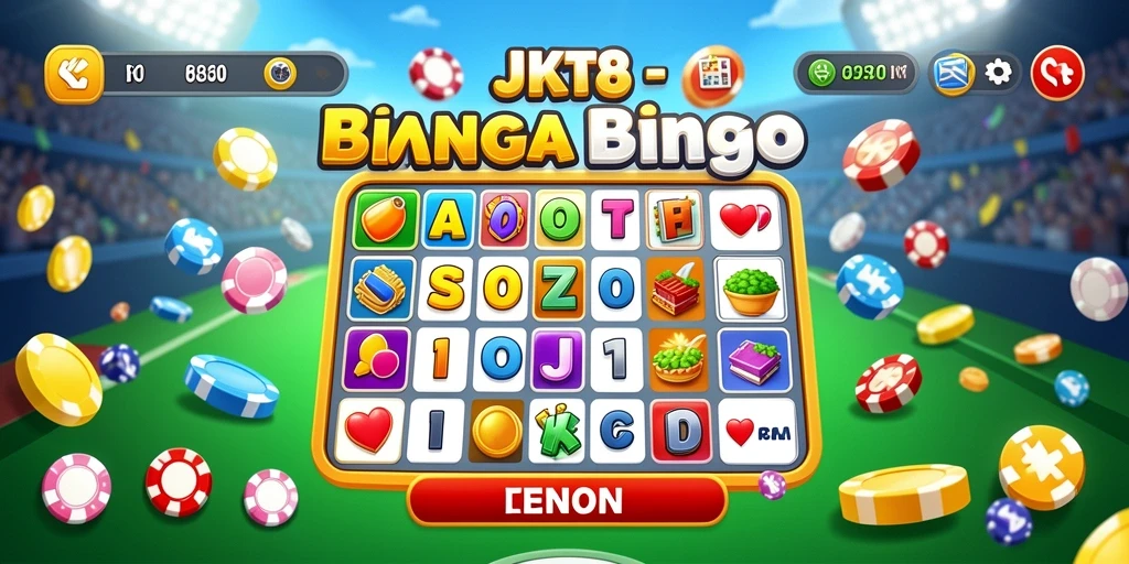 Tampilan gameplay Bingo yang seru dan interaktif.