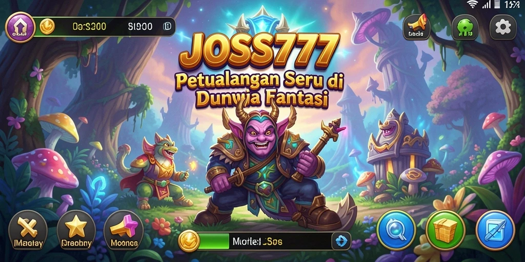 Tampilan gameplay JOSS777 yang seru dan menantang.