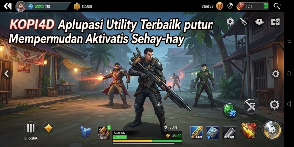Tampilan antarmuka KOPI4D yang modern dan user-friendly.