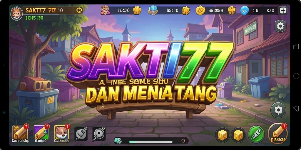 Tampilan gameplay SAKTI77 yang menarik dan seru.