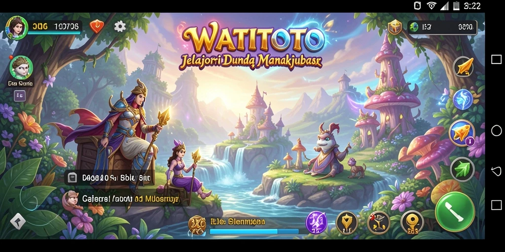 Screenshot gameplay WATITOTO dengan karakter beraksi dalam petualangan seru.